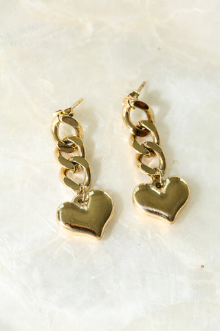 Heart Of Gold Earrings