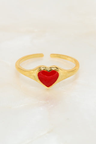 Scarlet Heart 925 Ring