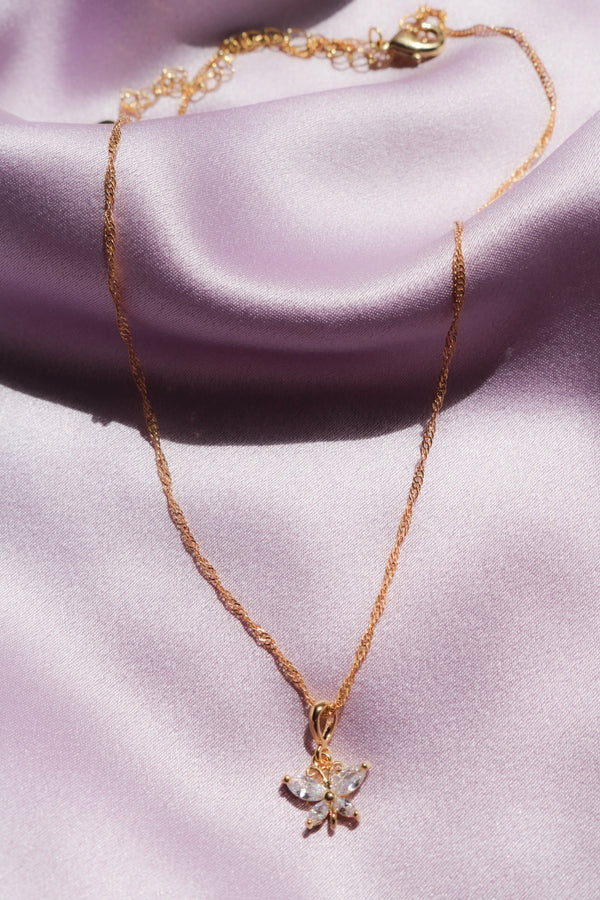 Butterfly Garden Necklace-Chvker Jewelry
