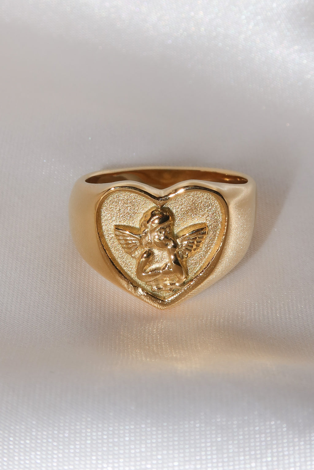 Cherub Signet Ring