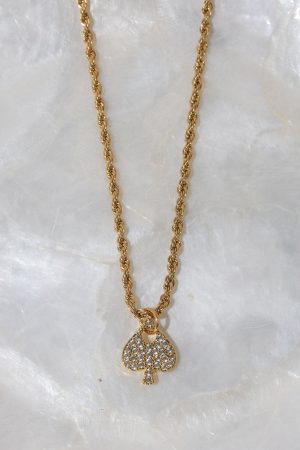 Ace Of Spades Necklace