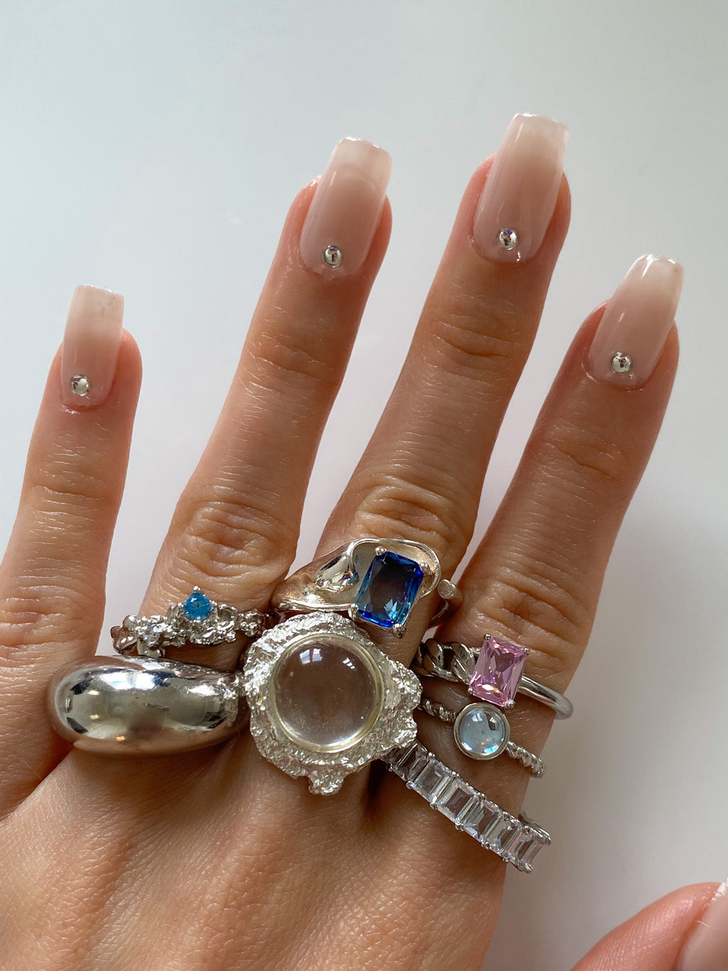 Statement Quartz 925 Ring