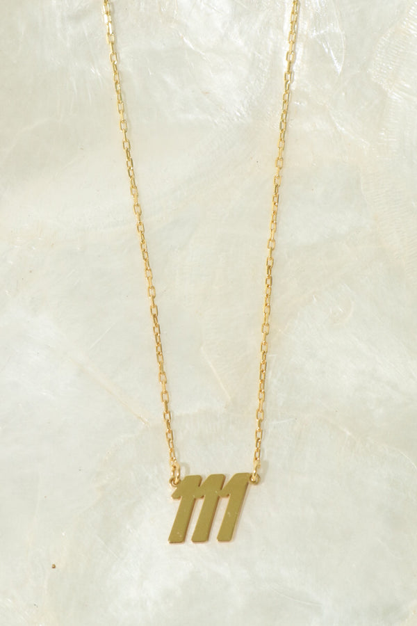 111 Angel Number Necklace