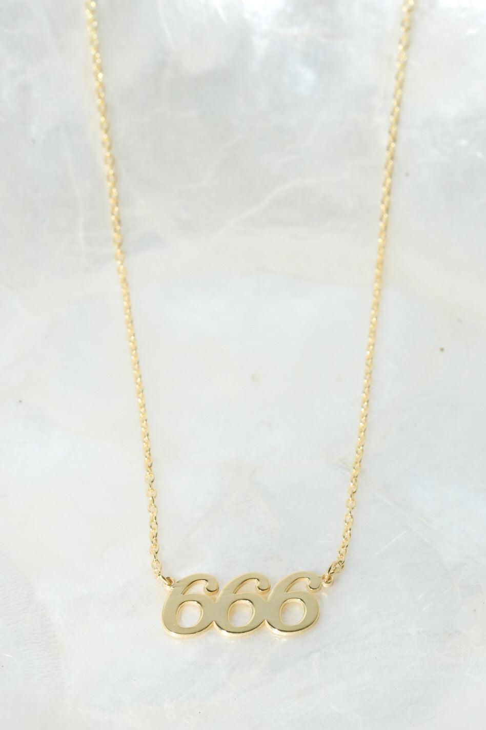 666 Angel Number 925 Necklace