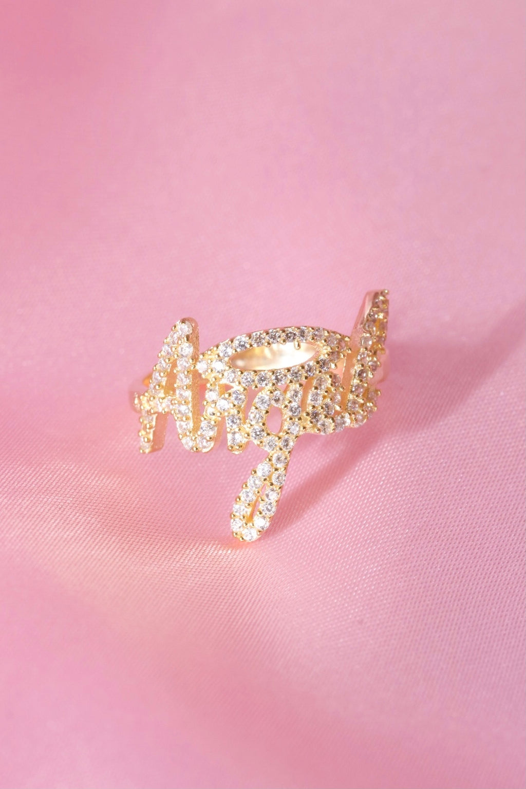 Angel Pavé Vermeil Ring-Chvker Jewelry