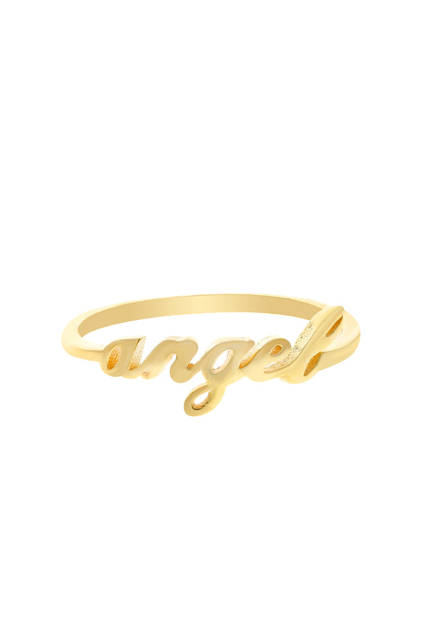 Angel Vermeil Ring-Chvker Jewelry