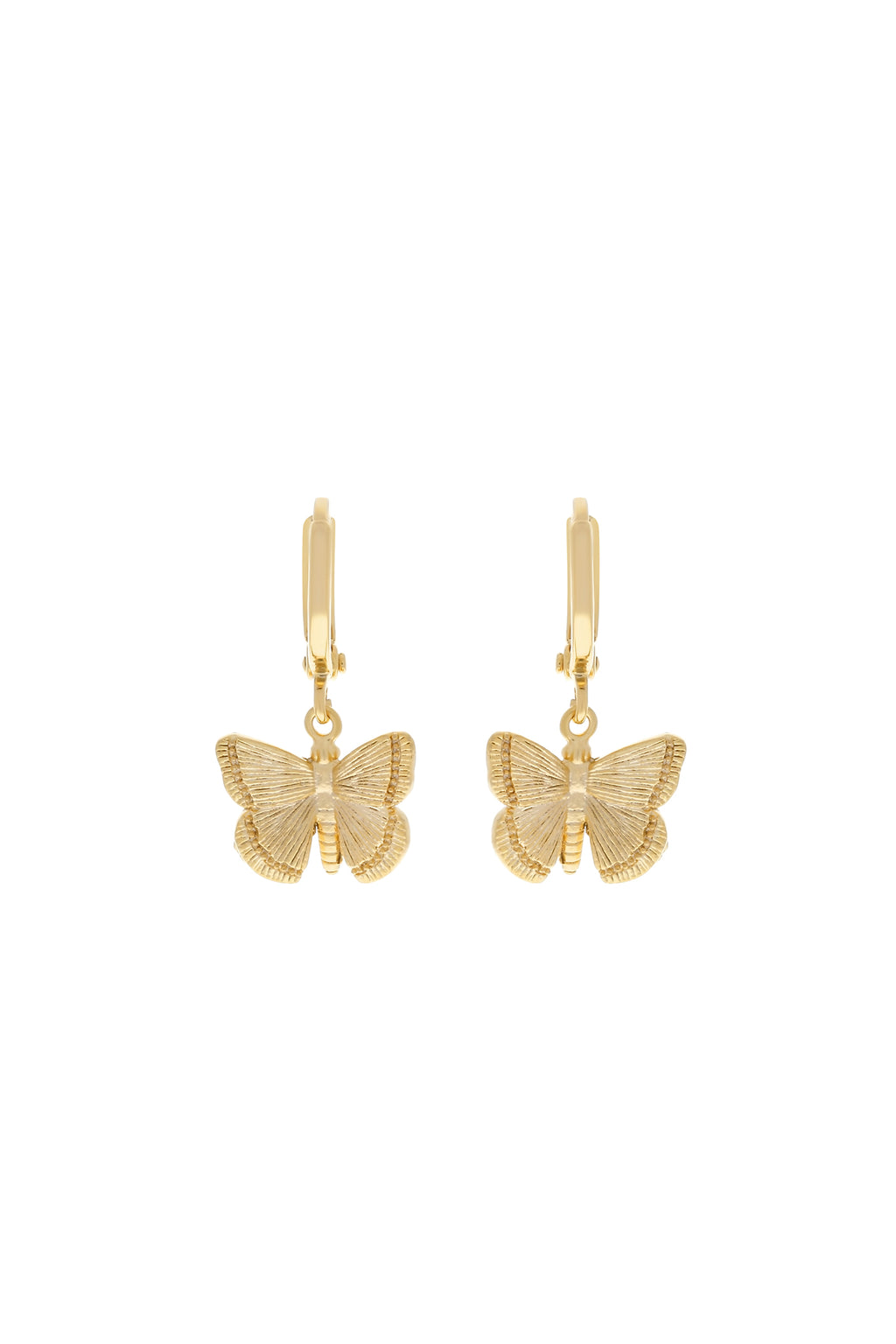 Butterfly Dreams Huggie Earrings-Chvker Jewelry