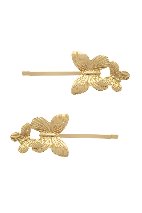 Butterfly Hairpin (Pack of 2) image-Chvker Jewelry
