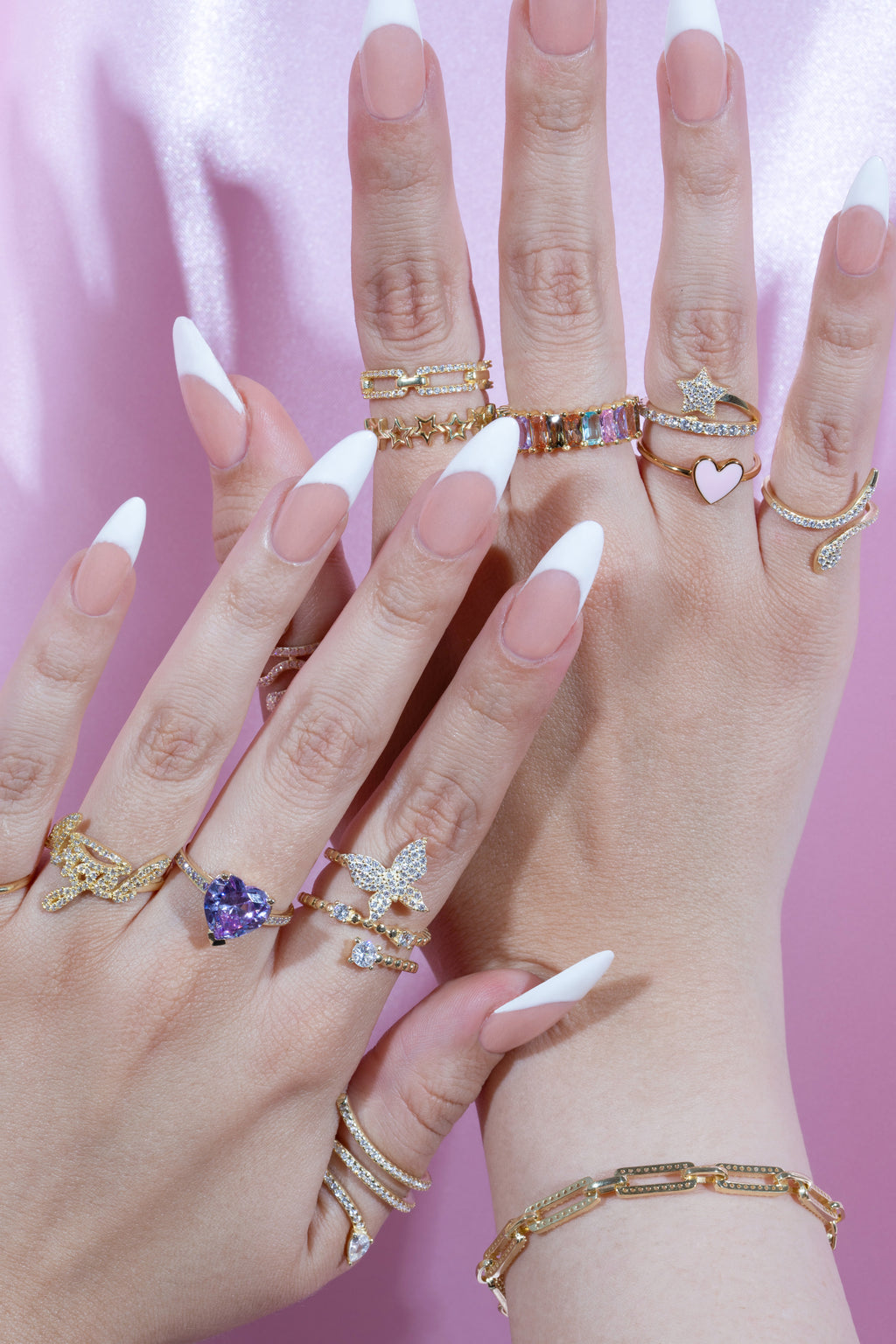 Nova Pavé Star Vermeil Ring-Chvker Jewelry