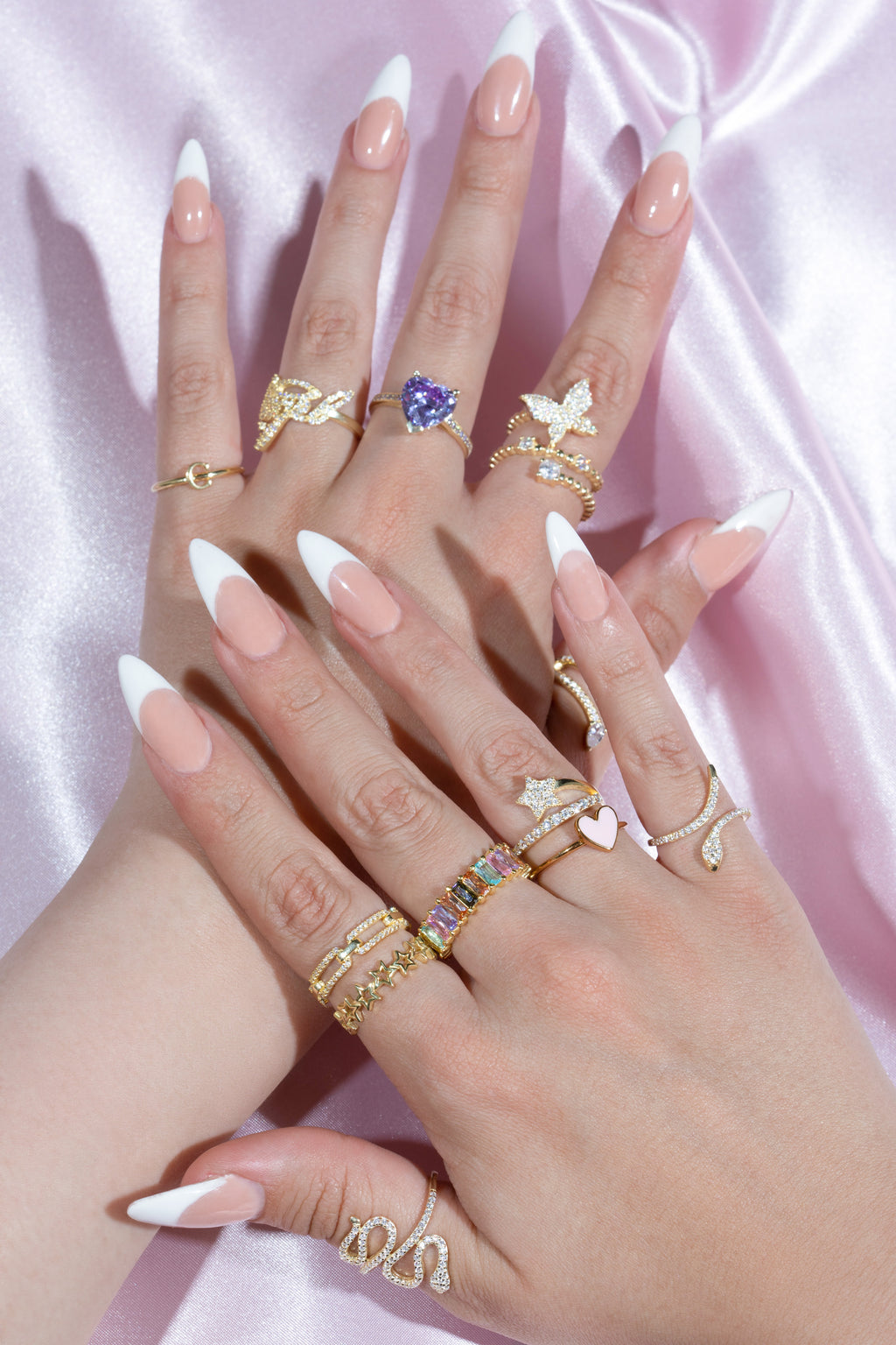 Nova Pavé Star Vermeil Ring-Chvker Jewelry