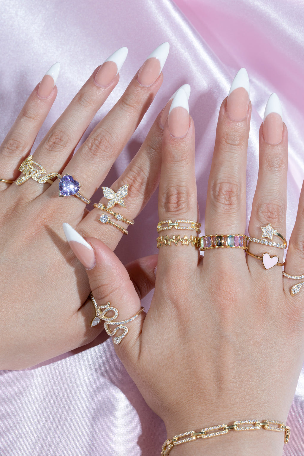 Nova Pavé Star Vermeil Ring-Chvker Jewelry