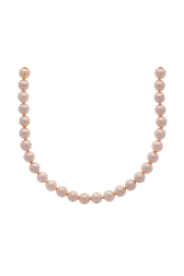 Classic Pink Pearl Vermeil Necklace-Chvker Jewelry