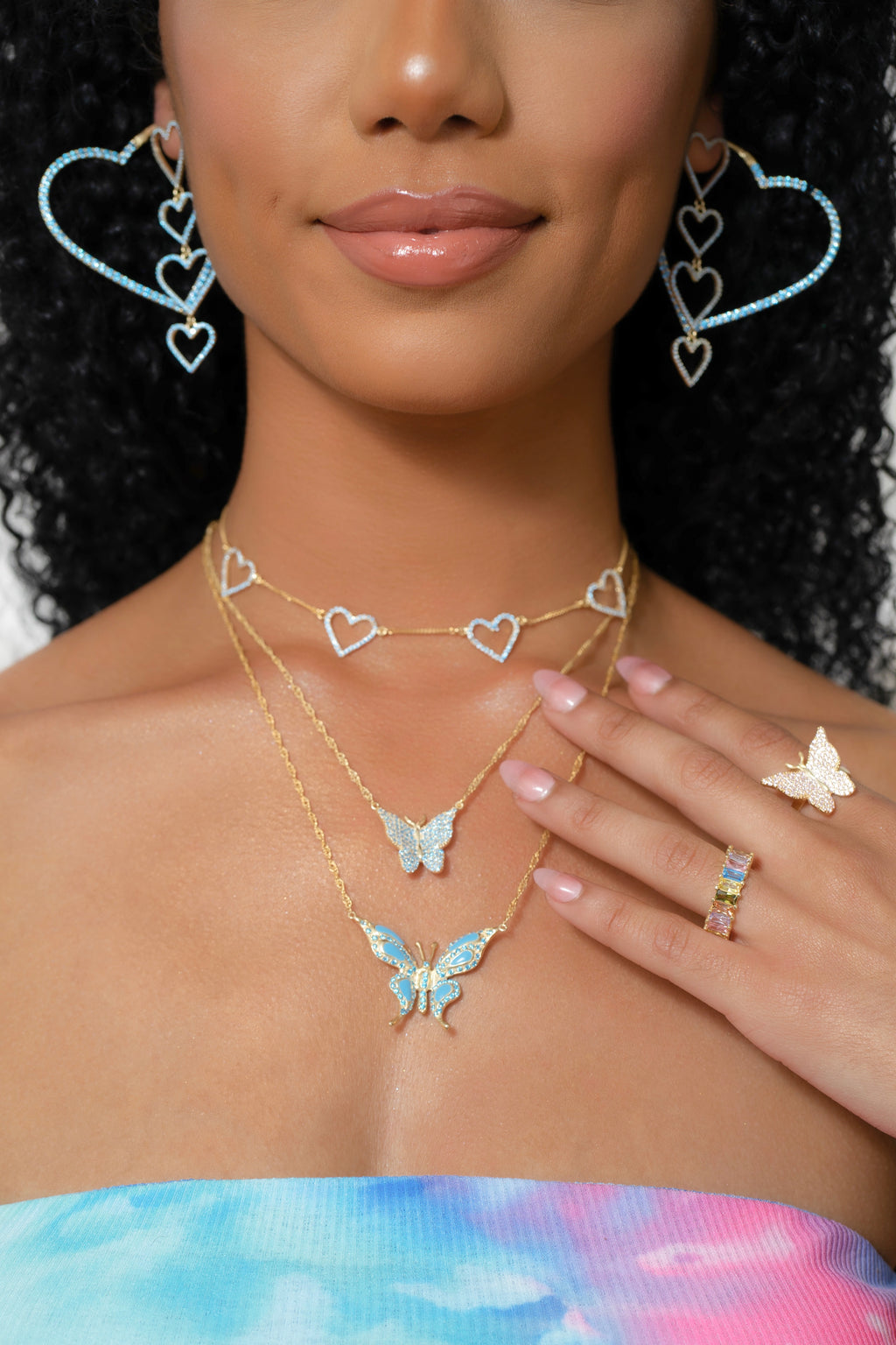 Chvker butterfly on sale earrings