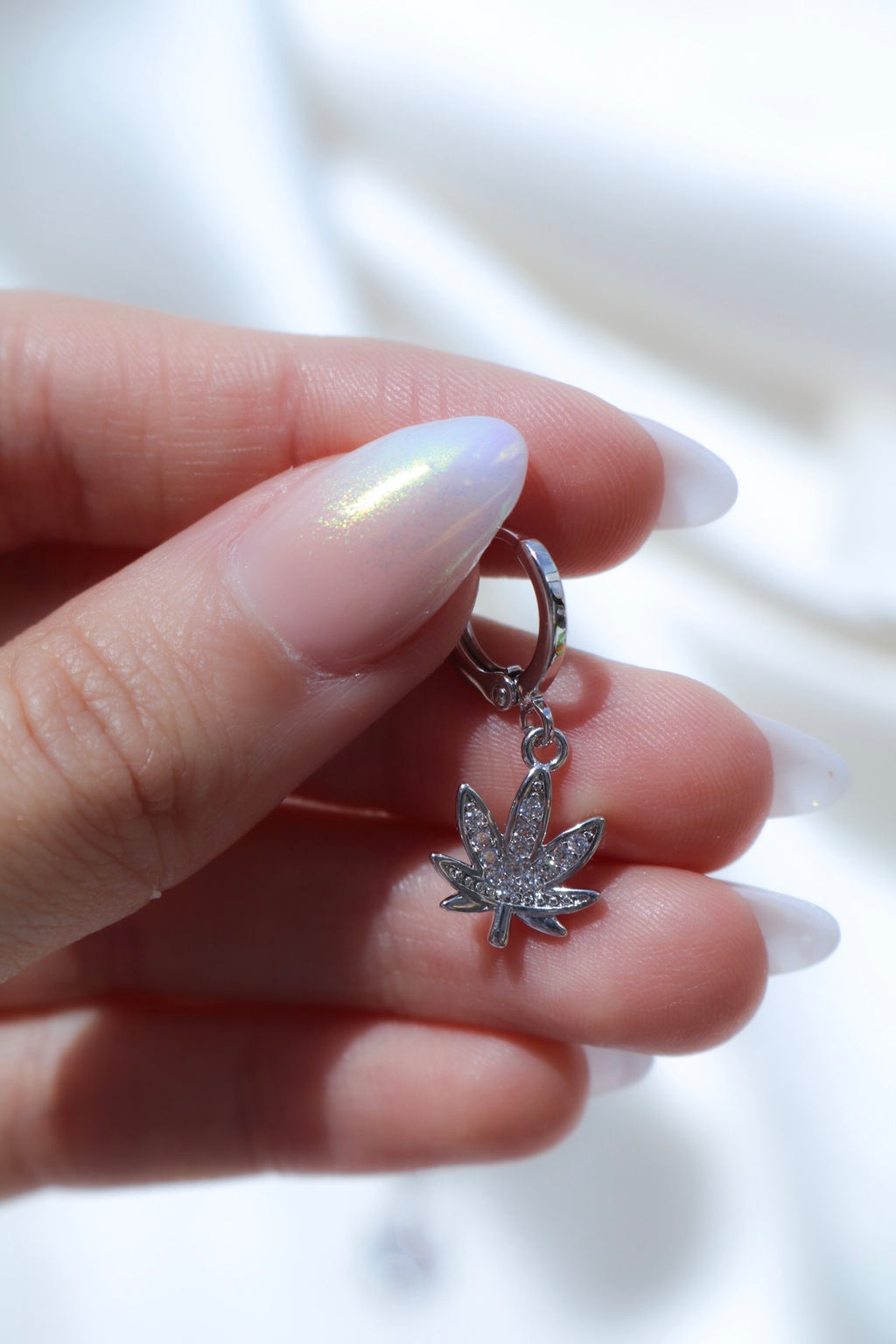 Silver High Times Earrings-Chvker Jewelry