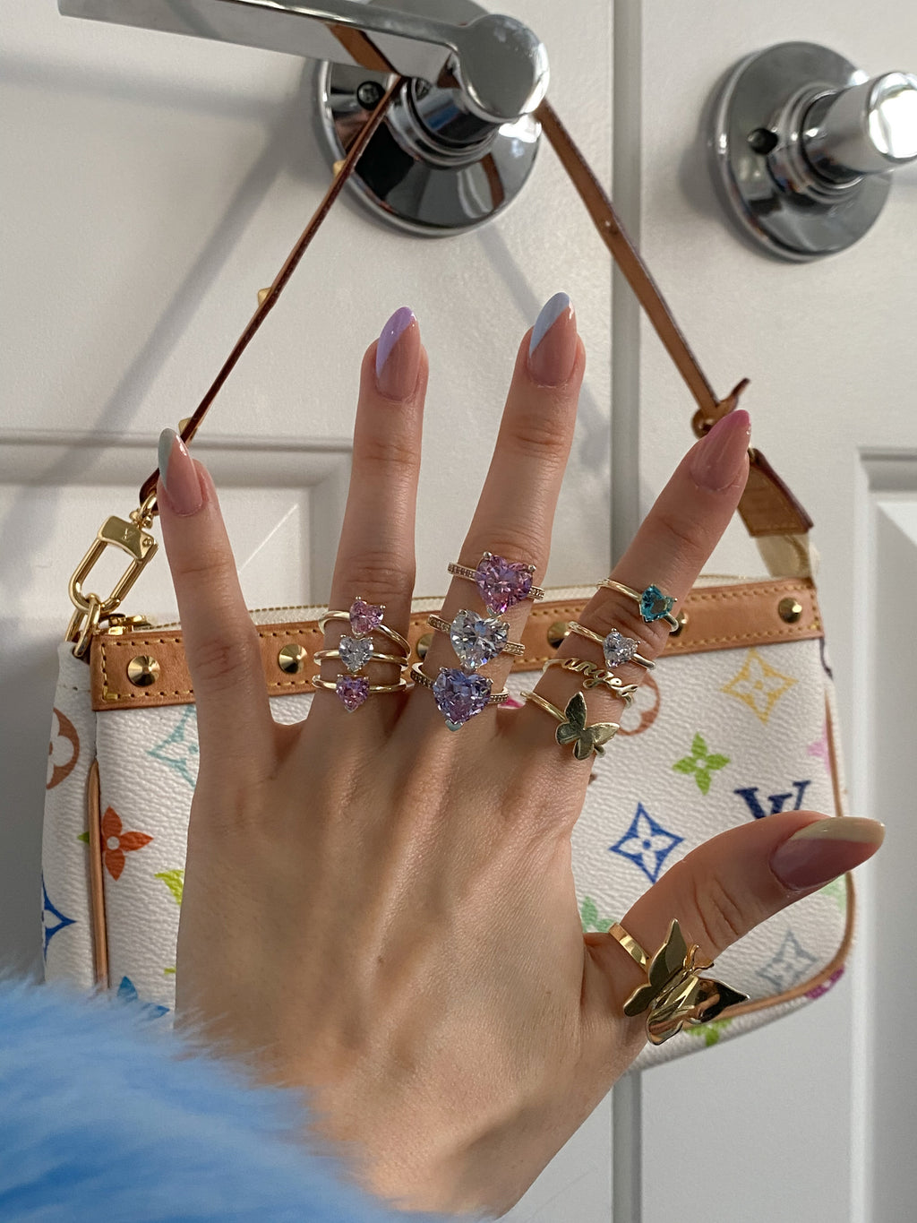 Gold Butterfly 925 Ring