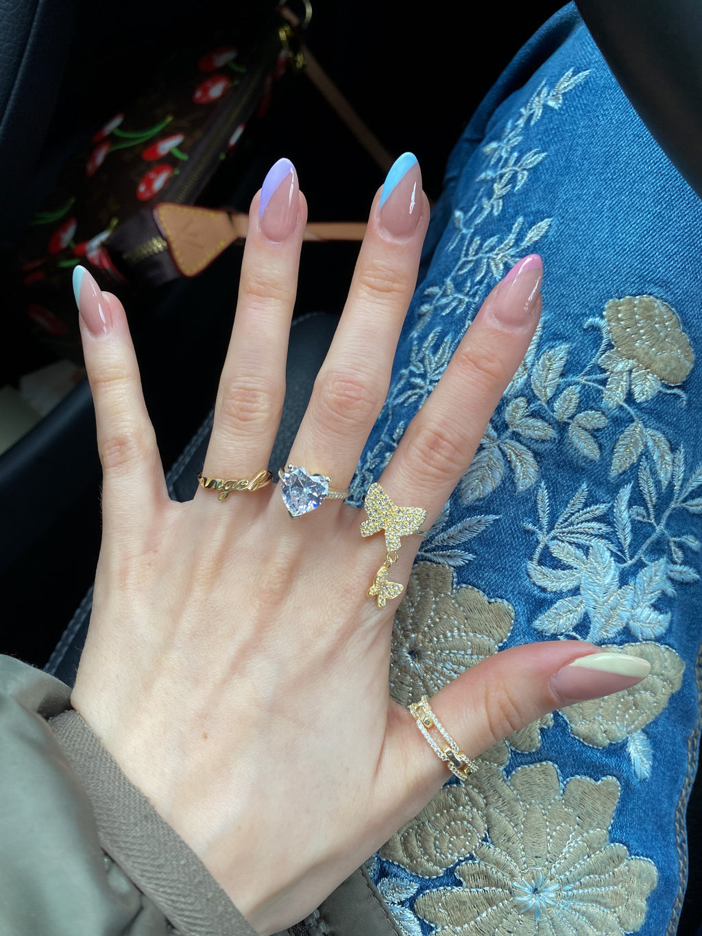 Aria Dangle Butterfly 925 Ring