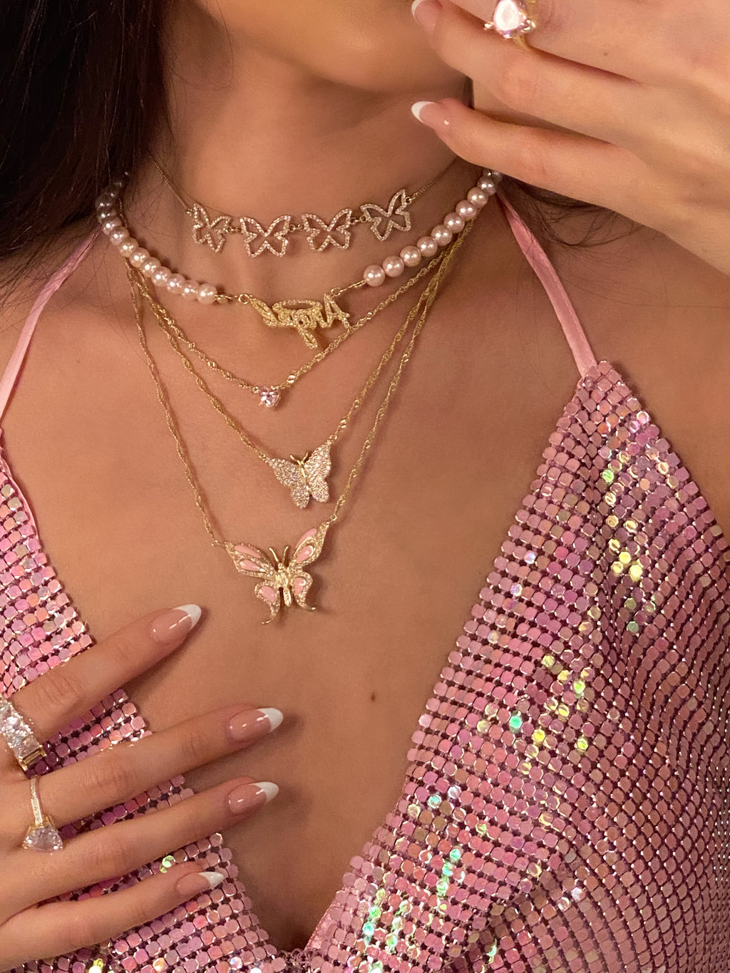 Chvker butterfly necklace on sale