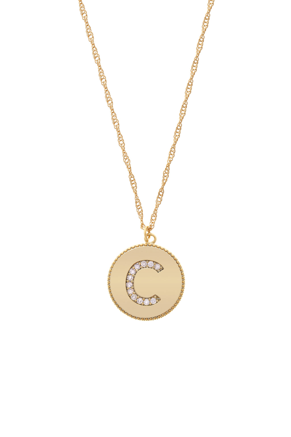 Party Favor Custom Initial Necklace-Chvker Jewelry