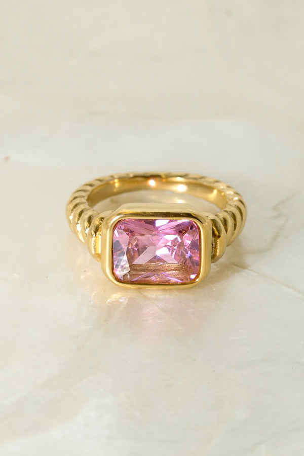 Rose Croissant Ring