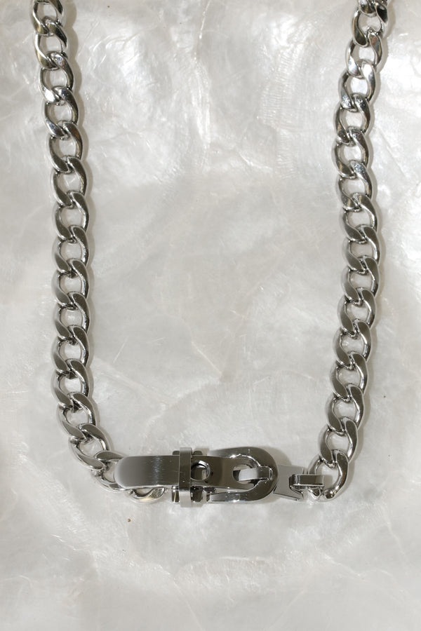 Silver Calix Necklace