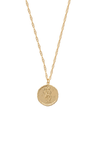 Zodiac Medallion Necklace-Chvker Jewelry
