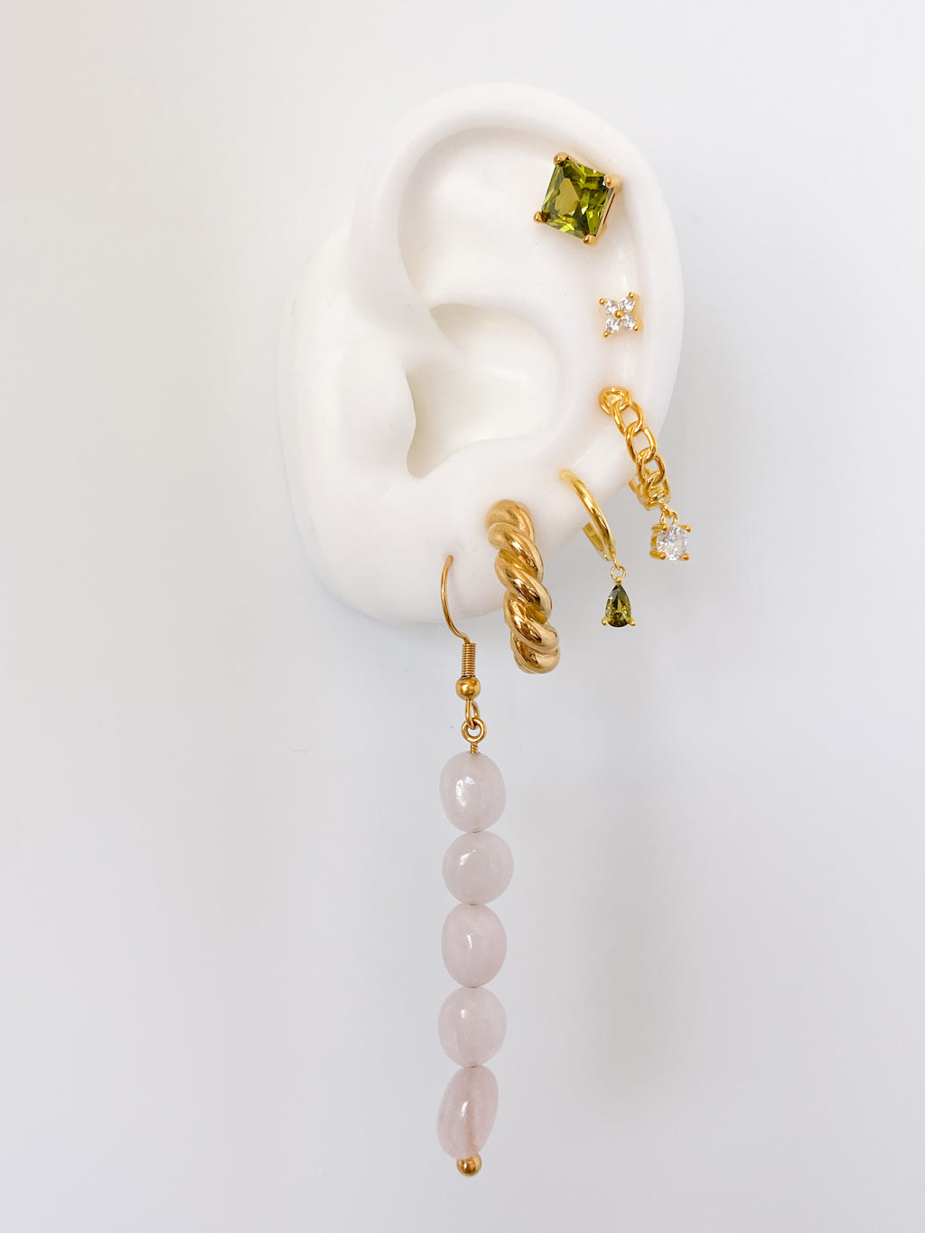 Crystal Blossom 925 Earrings
