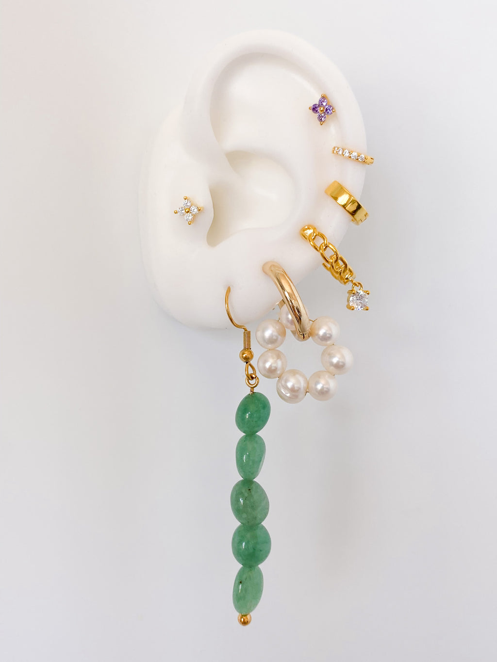 Crystal Blossom 925 Earrings