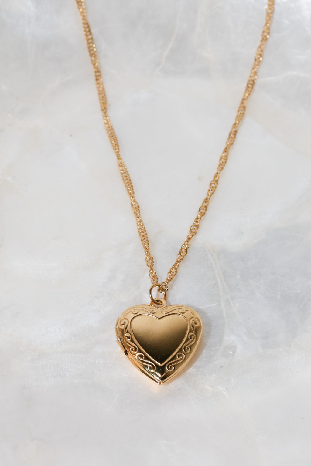 Vintage Heart Locket Choker Gold Filled MOM Necklace - Etsy Hong Kong