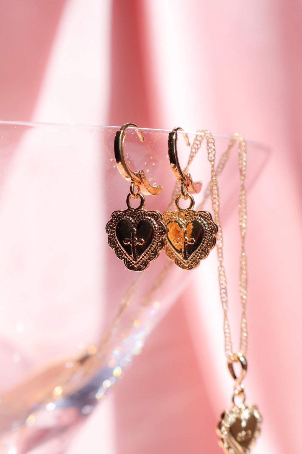 heart earrings