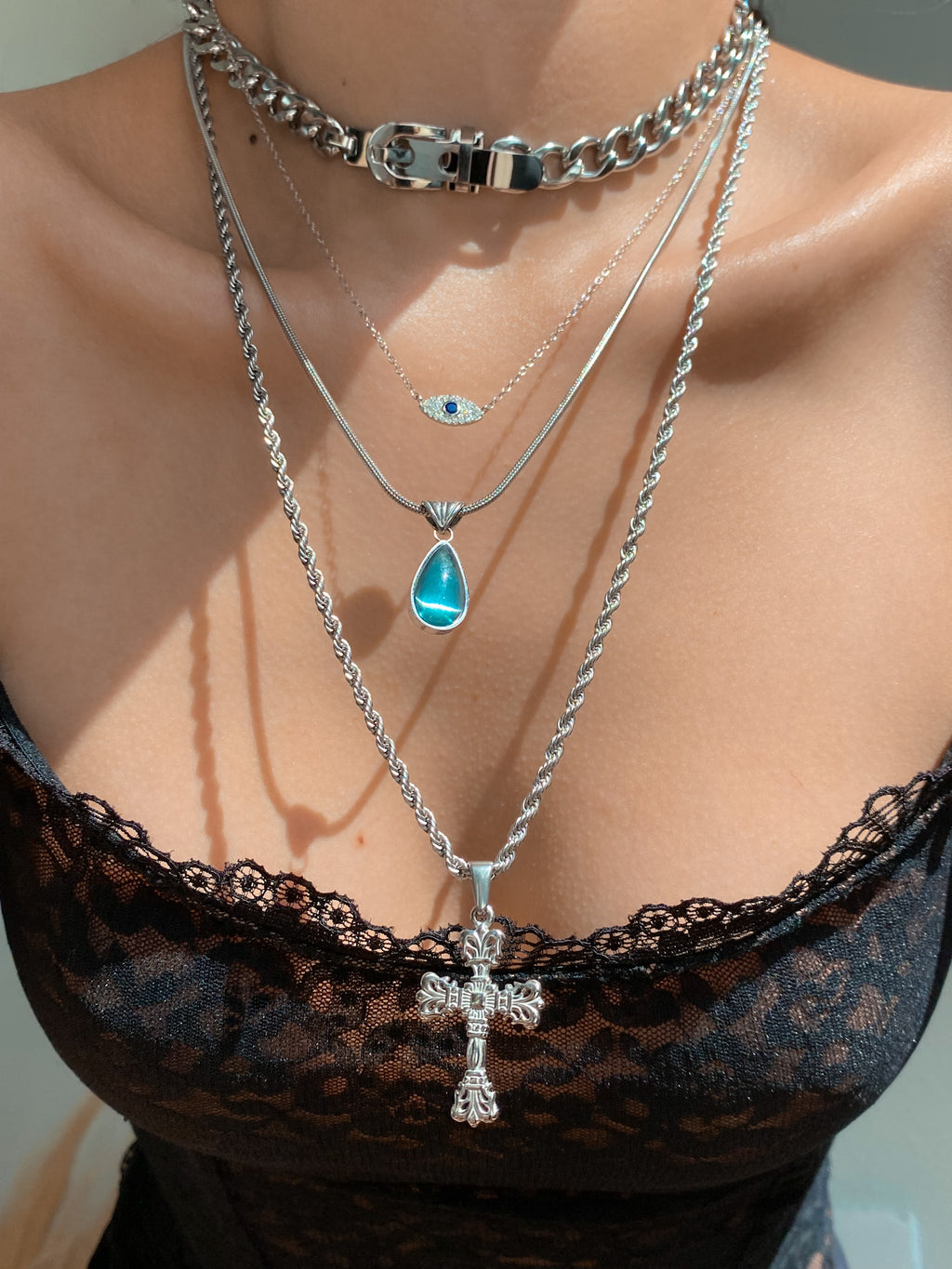 Silver Ambrosia Necklace